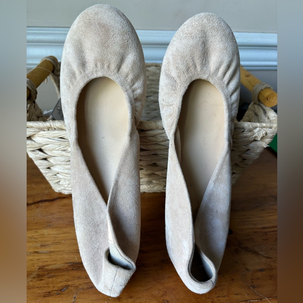 J.Crew Cream Flats SZ 8